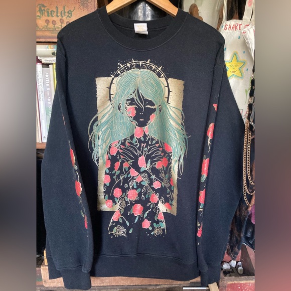OMOCAT : Roses sweatshirt - Picture 12 of 12